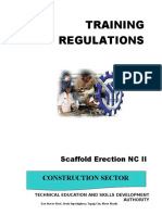 Scaffold Erection Training Regulations