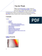 Ecuación de Van Der Waals