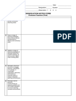 Template 2 Observation Notes TI III