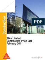 Constn Price List January 2011 Final