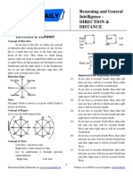 Reasoning and General Intelligence - Direction & Distance Direction & Distance