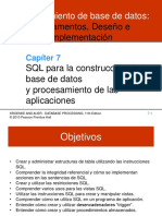 Cap. 7 Procesamiento BD, Fundamentos, Diseño e Implementación 11va. Ed. (Kroenke) 2010 PPH