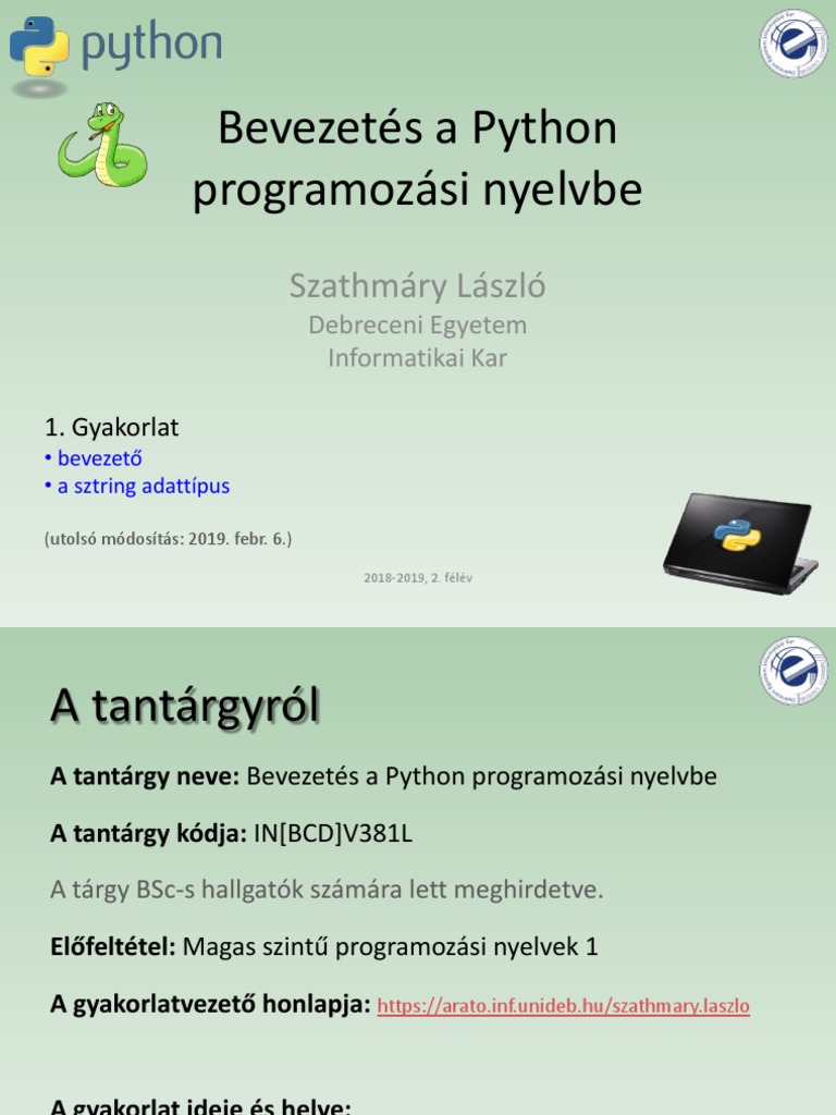 Python 01 PDF | PDF