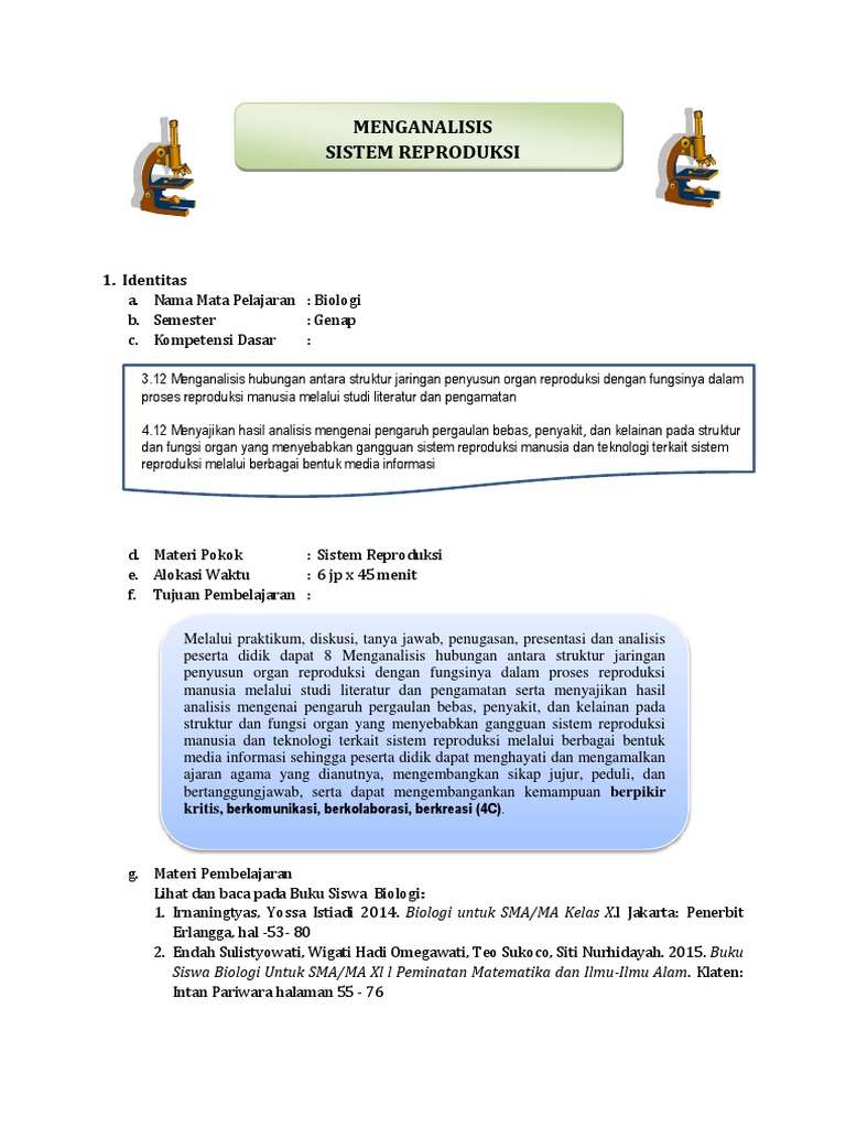 Ukbm Bio 3 12 Sistem Reproduksi Docx