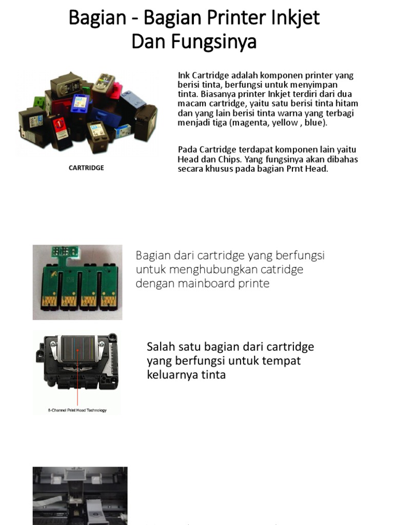 Bagian - Bagian Printer Inkjet Dan Fungsinya | PDF