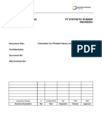 Calc For Portable Gantry Crane