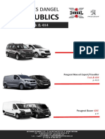 5214X Tarifs Peugeot