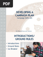 Political Campaign Planning Manual | PDF | Political Campaigns | Elections