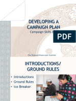 Developing A Campaign Plan