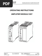 SD7 OperatingInstructions Amplifire e PDF