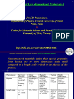 Physics of Low Dimensional Materials-1: Prof.P. Ravindran