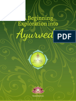 AHC&WS a Beginning Exploration Into Ayurveda