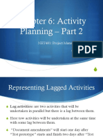 Chapter 6: Activity Planning - Part 2: NET481: Project Management