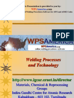 Welding Process and Technology