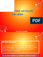 Kaynak Yapımında Hatalar PDF