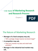 The Role of Marketing Research and Research Process