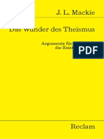 Mackie, John L. - Das Wunder Des Theismus (Philosophie) PDF