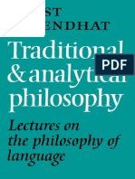 Traditional and Analytical Philosophy Lectures On The Philosophy of Language PDF