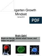 Kindergarten Growth Mindset: Spring 2015