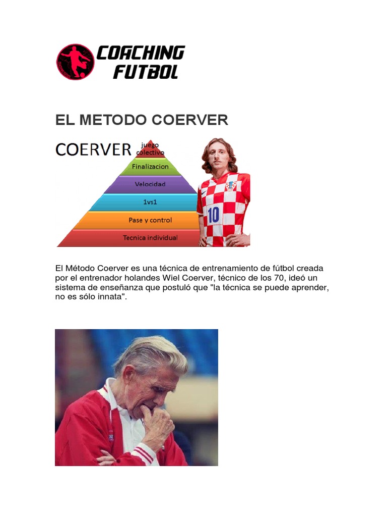 El Metodo Coerver Futbol | PDF | Pelota | Asociación de Futbol
