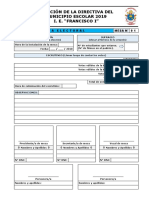 Municipio Escolar: Acta Electoral ME 2019