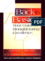 Back To Basics - Your Guide To Manufacturing Excellence PDF