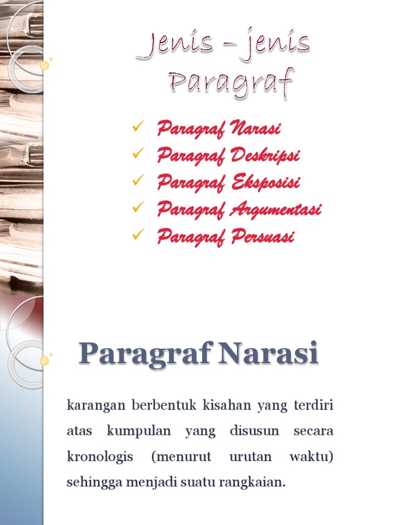 Jenis-Jenis Paragraf dalam Penulisan | PDF
