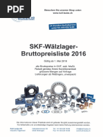 SKF Preisliste Ab 1.5.2016 PDF