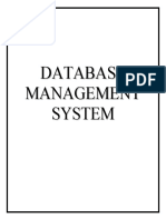 Database Management System