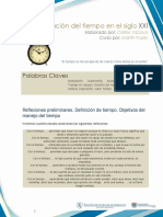 Lectura Administracion Del Tiempo