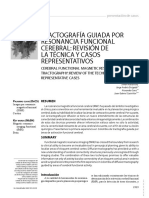 Tractografía Guiada Por Resonancia Funcional Cerebral: Revisión de La Técnica y Casos Representativos
