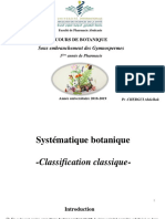 Cours Botanique 2 Gymnospermes