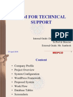 CRM Technical Support Guide