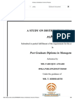 A Study On Distribution Channel of Pepsico PDF