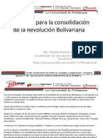Propuesta para La Consolidación de La Revolución Bolivariana