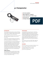 Earth Leakage Clampmeter: DCM300E