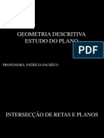 Aula de Planos - Geometria Descritiva - Parte II