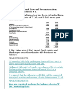 The Following Information Has Been Extracted From The Balance Sheets of P Ltd. and S Ltd. As On 31st March, 2012