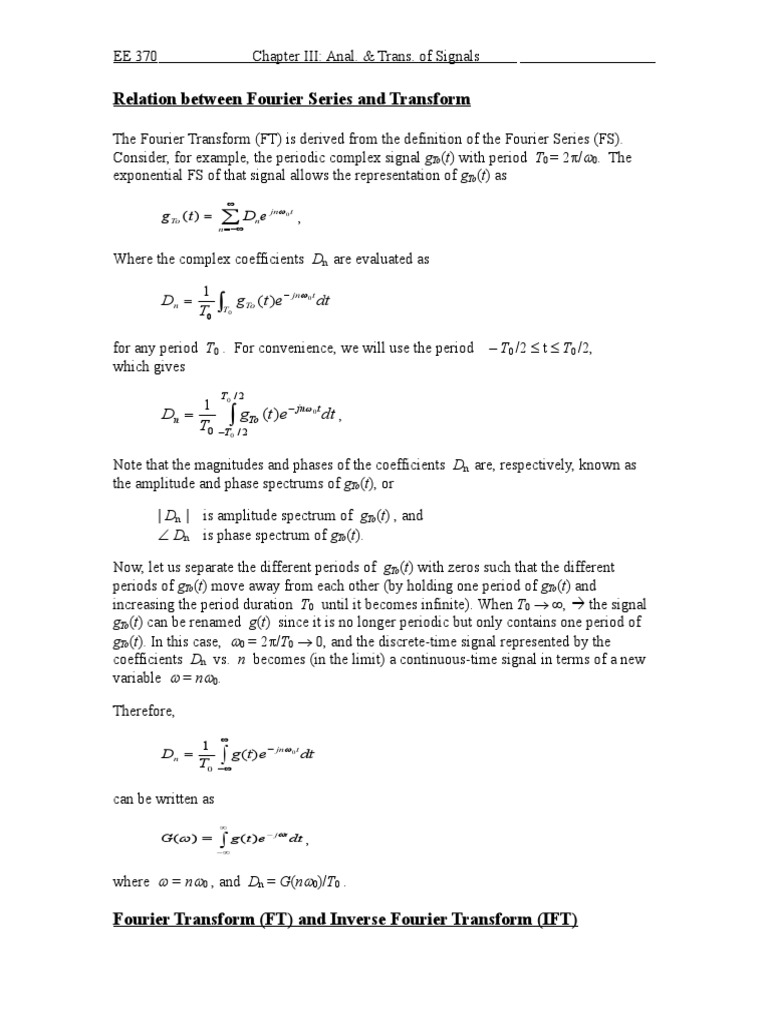 05 Fourier Transform Spectrum | PDF | Spectral Density | Mathematical ...