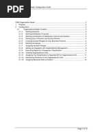 CRM Organization Model Config