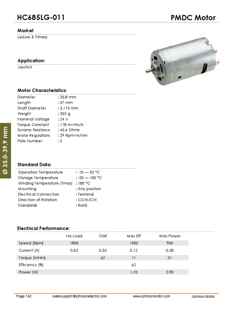 Logitech G25 HC685LG-011 PDF | PDF | Electric Motor | Physical Quantities