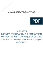 1 - Business Combinations