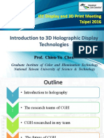 Digital Holography and Three Dimensional Display Principles