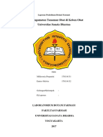 Laporan Praktikum Botani Farmasi 1 KELOMPOK