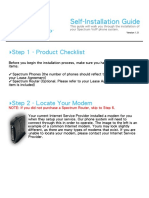 Self-Installation Guide: Step 1 - Product Checklist