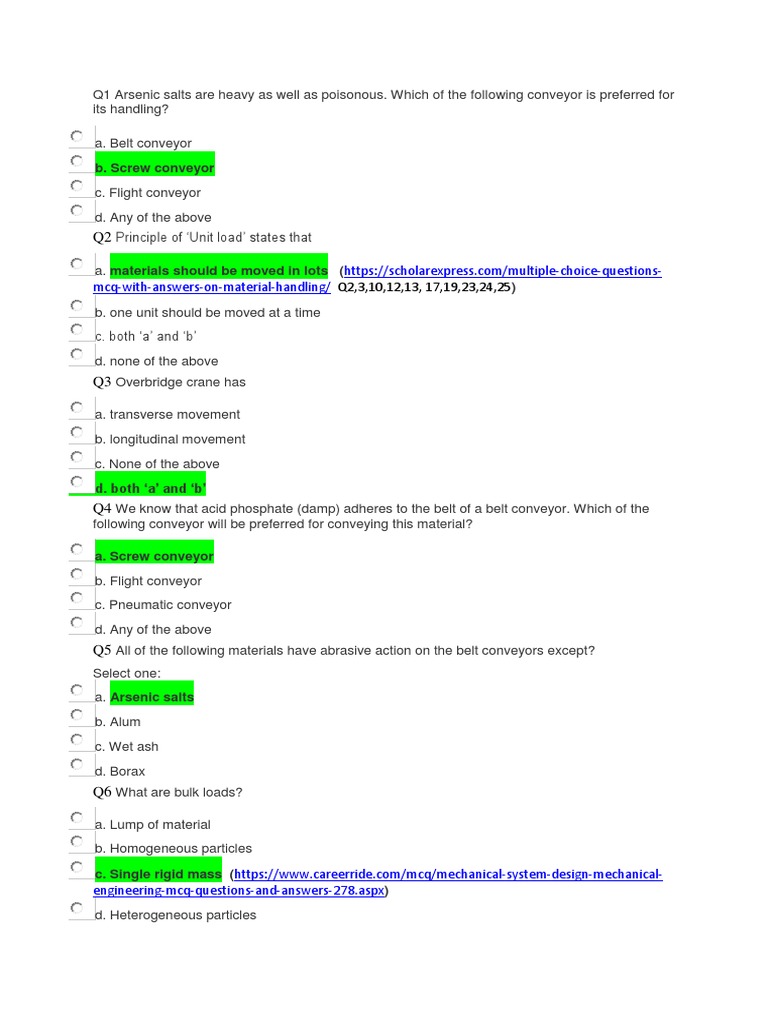 Quiz 03 | PDF | Industrial Equipment | Supply Chain Management