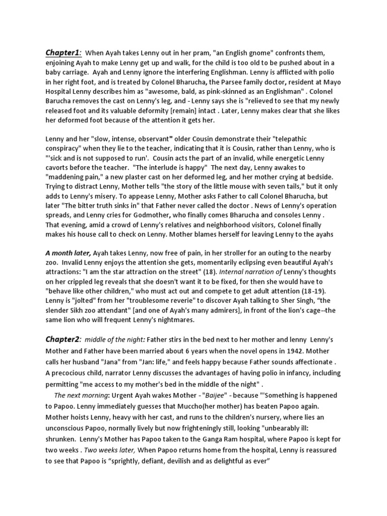 Ice Candy Man Summary Wedding Free 30day Trial Scribd