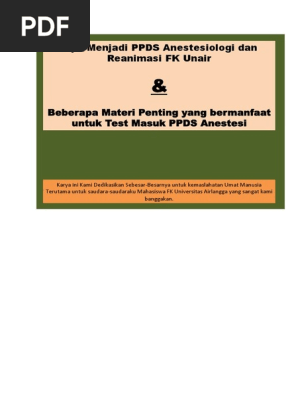 Buku Ajar Anestesiologi Pdf Buku Ajar Anestesiologi Pdf