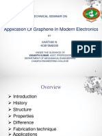 Application of Graphene in Modern Electronics: A Technical Seminar On