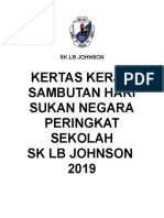 Kertas Kerja Hari Sukan Negara 2019